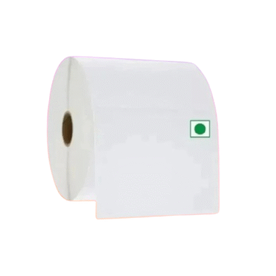 50x50 MM Barcode Label 1000 Stickers Veg Logo.