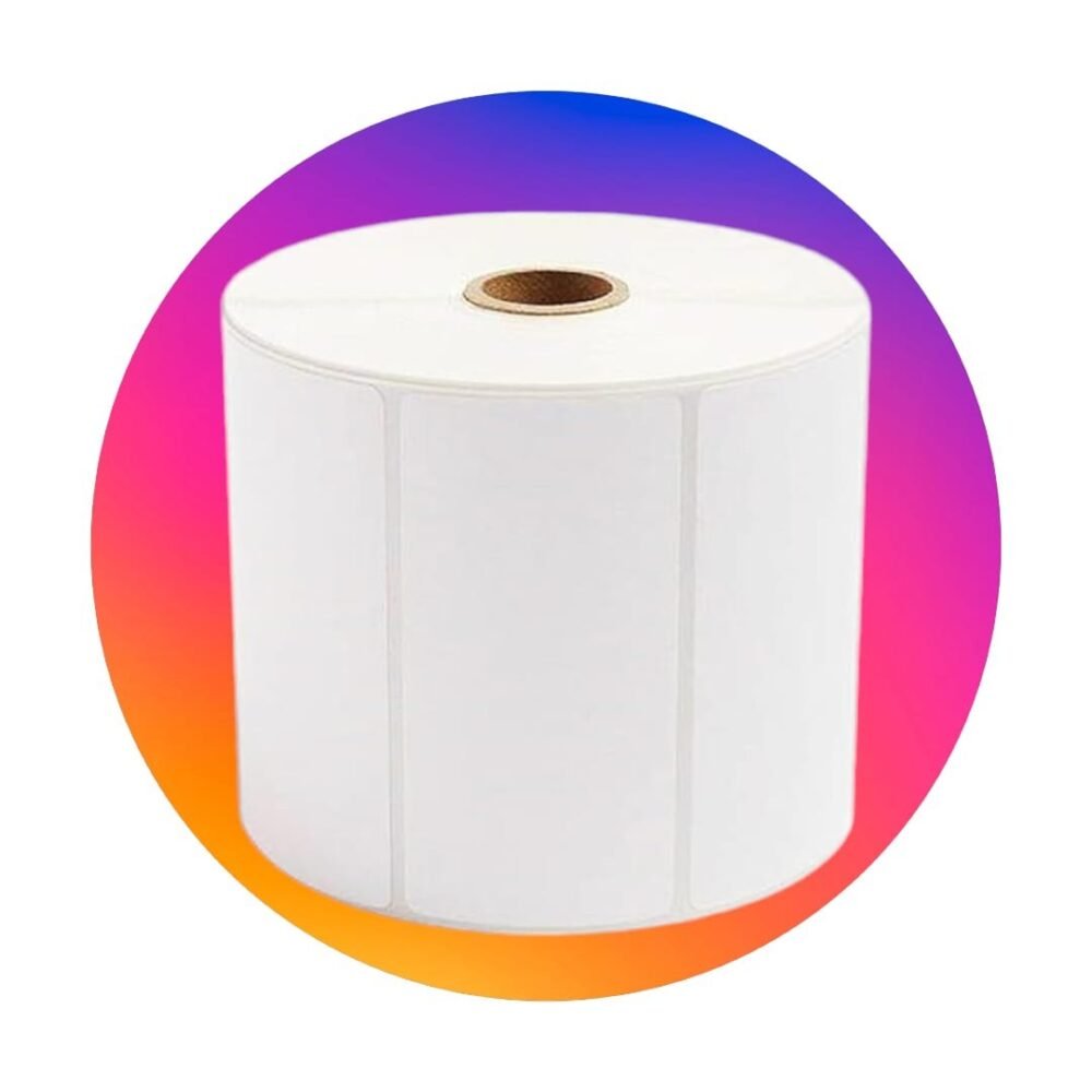 75x38 MM Barcode Label 1500 Stickers.