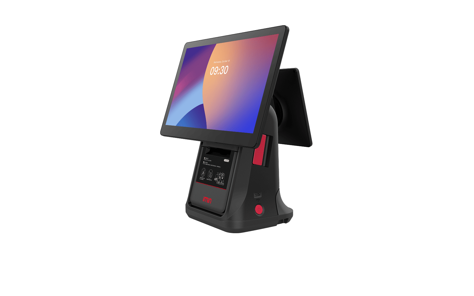 iMin D4-503 15.6-inch 4GB-32GB Inbuilt Printer All-in-One POS - Image 2